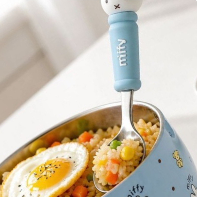Baby Food In Japan - Cartoon Kawaii Miffy Stainless Steel Baby