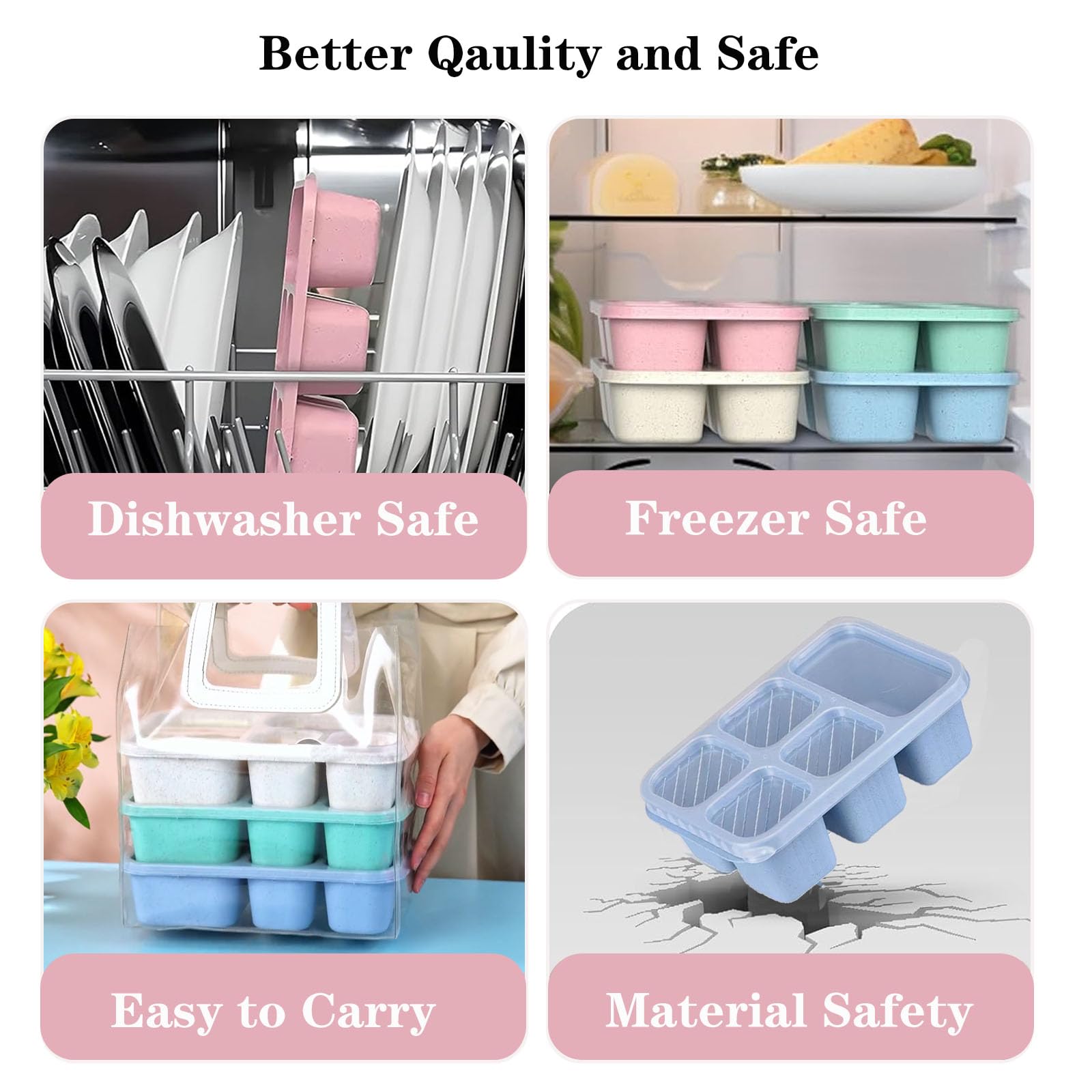 1PC, Bento Lunch Box, Suitable - огляд і ціна Snack Container Travel