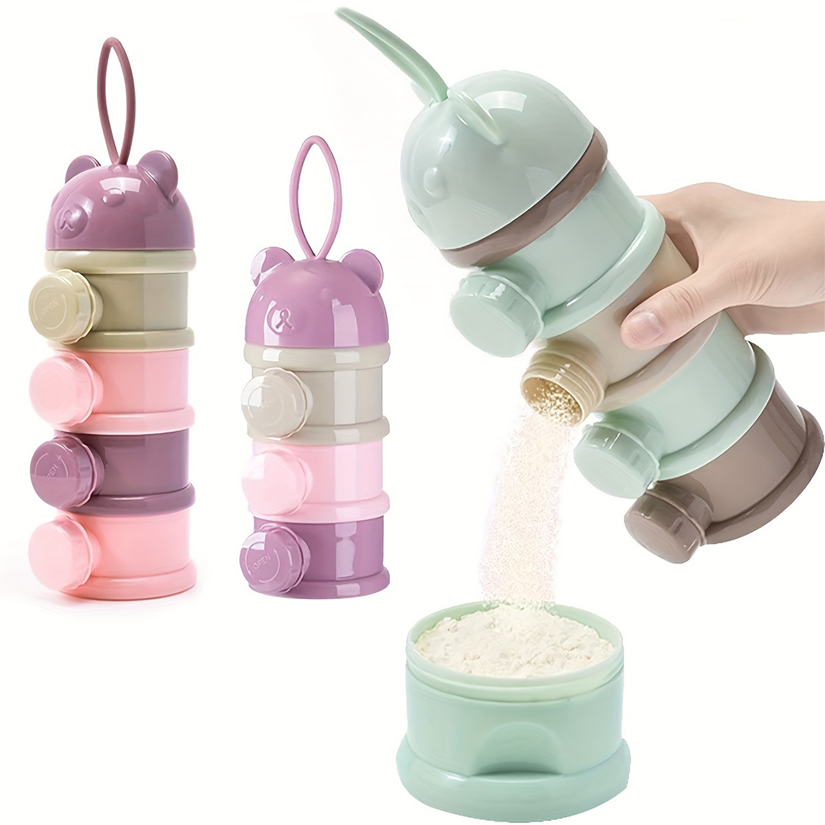 Large Capacity Baby Milk Powde - огляд і ціна Snack Container Travel