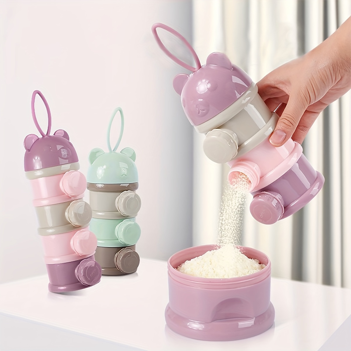 Large Capacity Baby Milk Powde - огляд і ціна Snack Container Travel