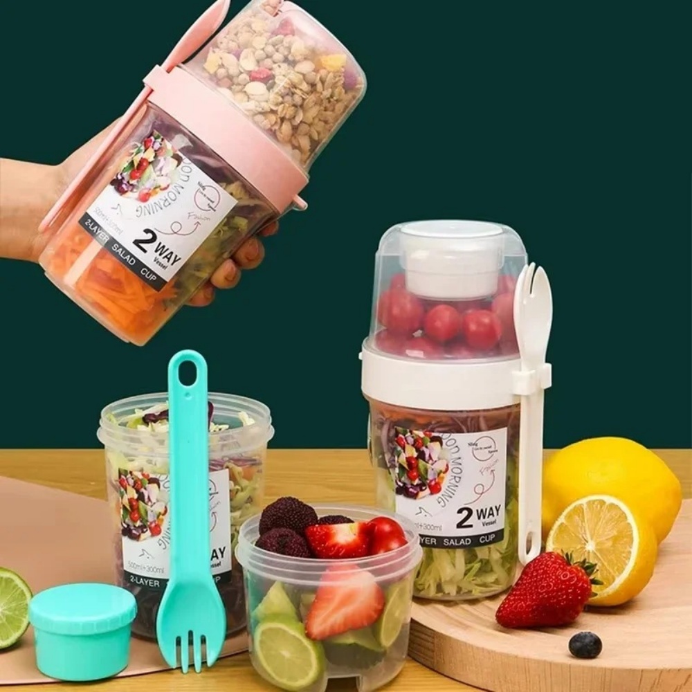 Portable Salad Cup Breakfast C - огляд і ціна Snack Container Travel