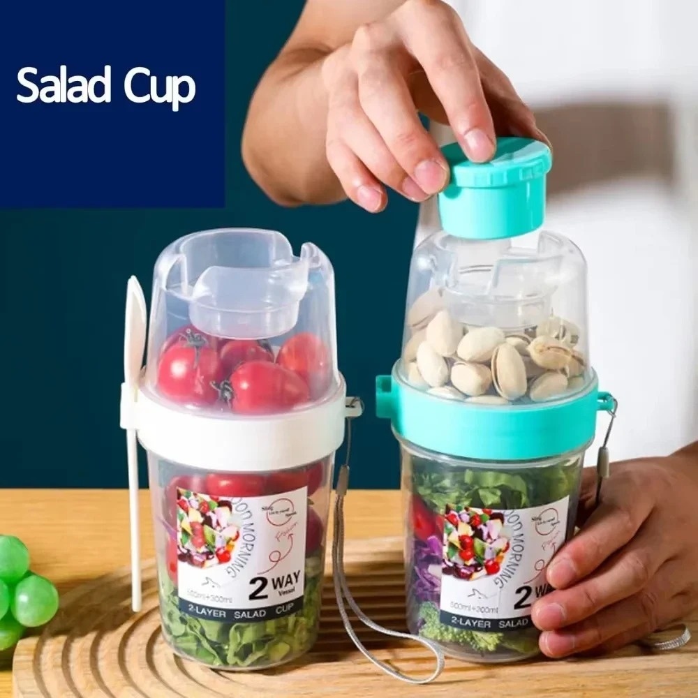 Portable Salad Cup Breakfast C - огляд і ціна Snack Container Travel