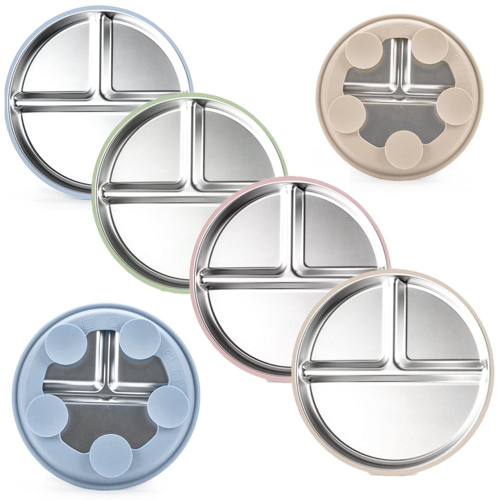 New Non-Slip Stainless Steel K - огляд і ціна Plate Suction Toddler