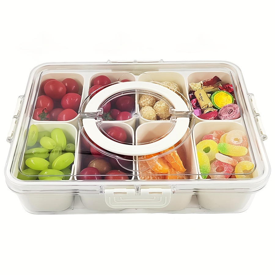4Grid /8 Grid Snack Box Contai - огляд і ціна Snack Container Travel