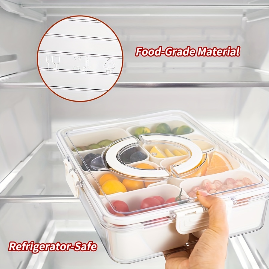 4Grid /8 Grid Snack Box Contai - огляд і ціна Snack Container Travel