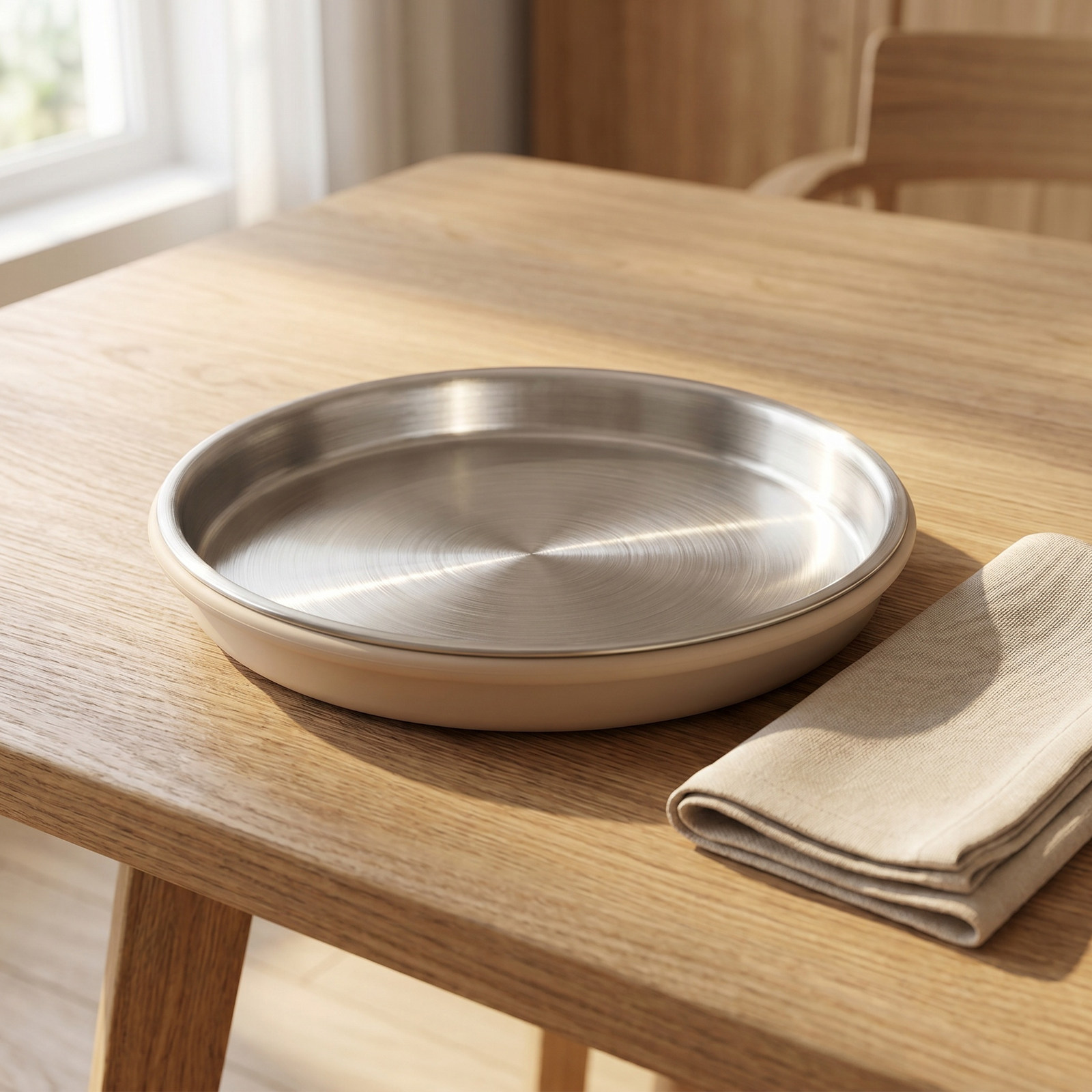 Stainless Steel Toddler Plate  - огляд і ціна Plate Suction Toddler