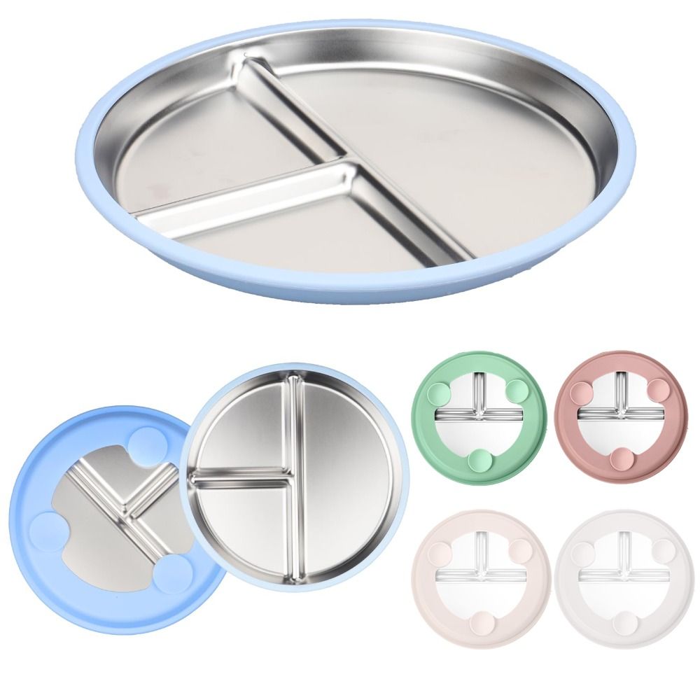 New Stainless Steel Plate with - огляд і ціна Plate Suction Toddler