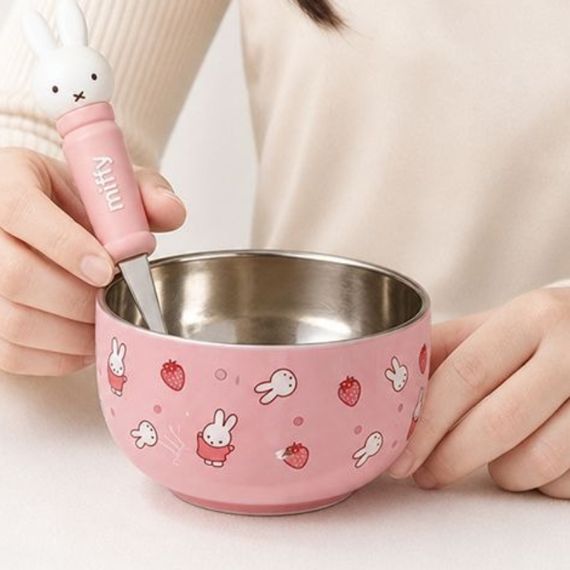 Cartoon Kawaii Miffy Stainless - огляд і ціна Baby Food In Japan