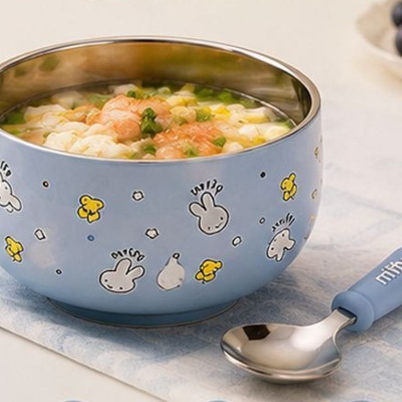 Cartoon Kawaii Miffy Stainless - огляд і ціна Baby Food In Japan