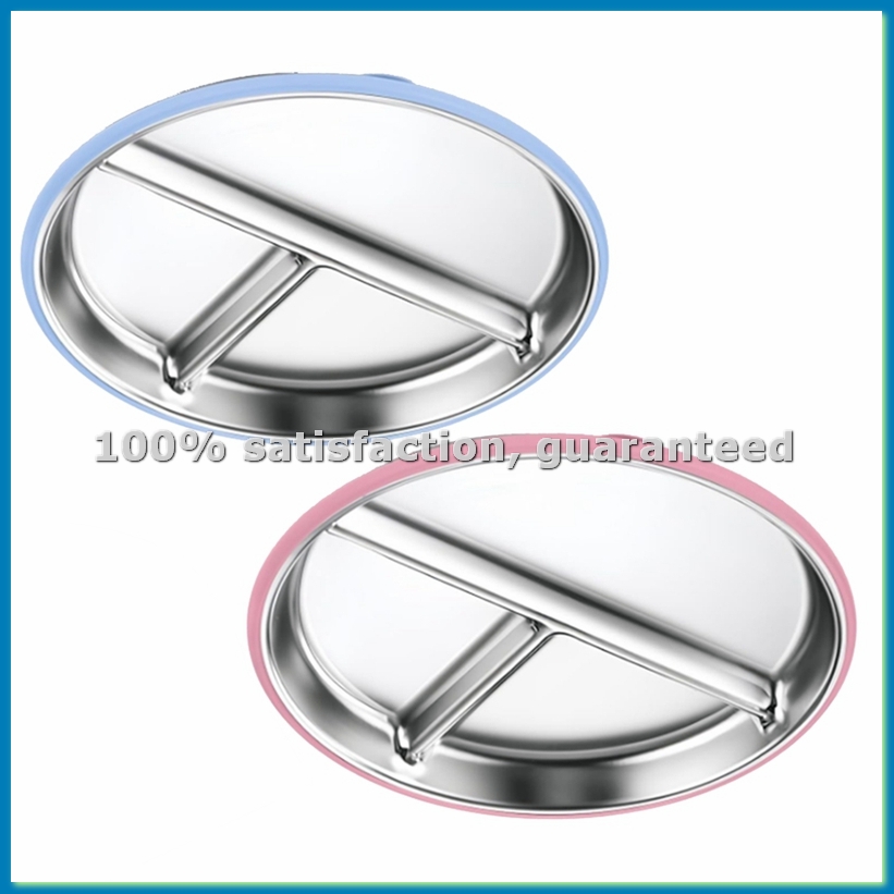 2PCS Stainless Steel Kids Plat - огляд і ціна Plate Suction Toddler