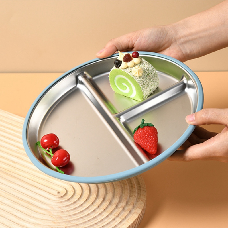 2PCS Stainless Steel Kids Plat - огляд і ціна Plate Suction Toddler