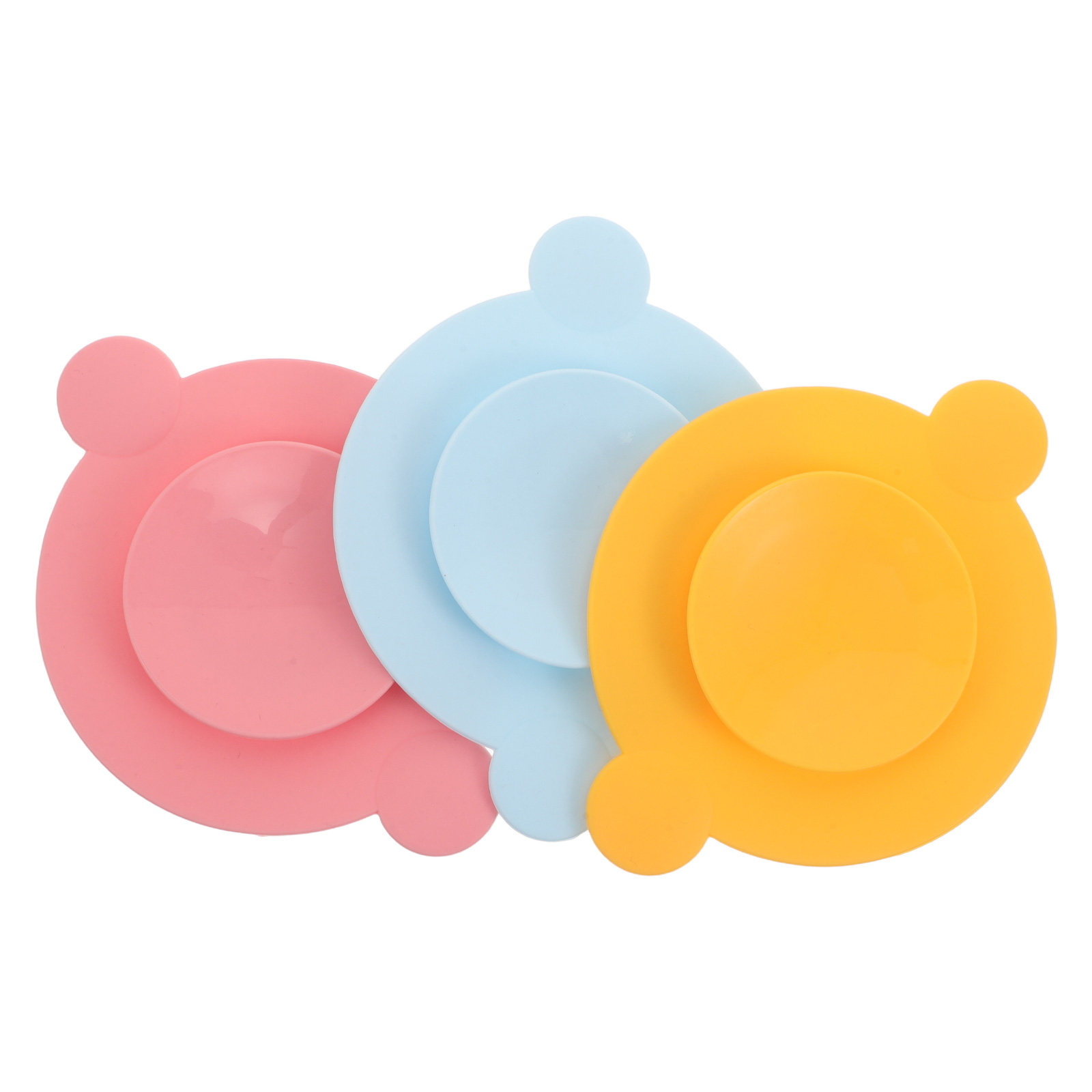 3Pcs Silicone Suction Plate Pa - огляд і ціна Plate Suction Toddler