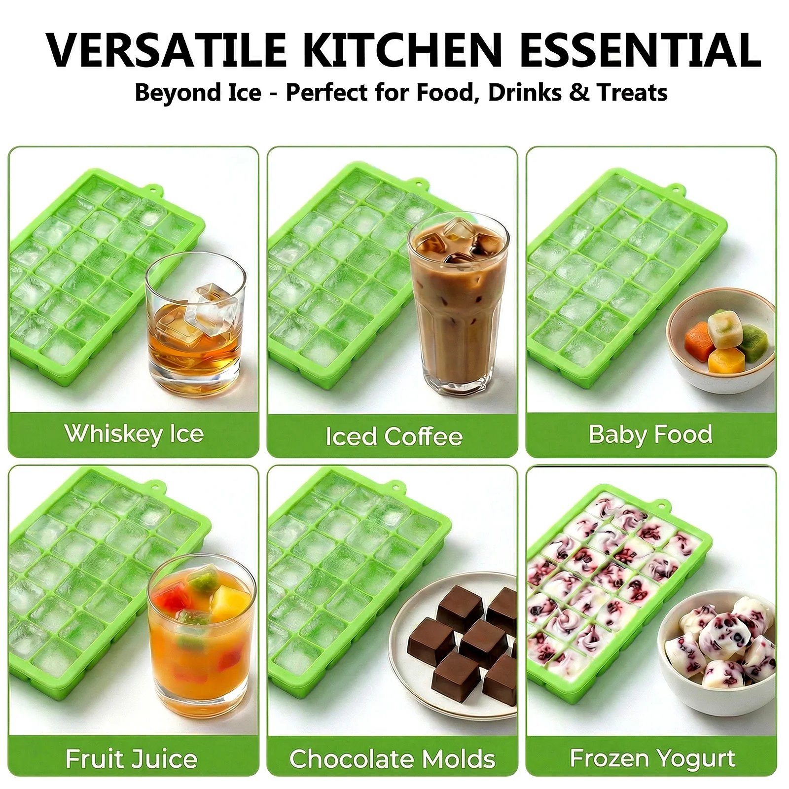 Silicone Ice Cube Tray Easy Re - огляд і ціна Baby Food Jelly