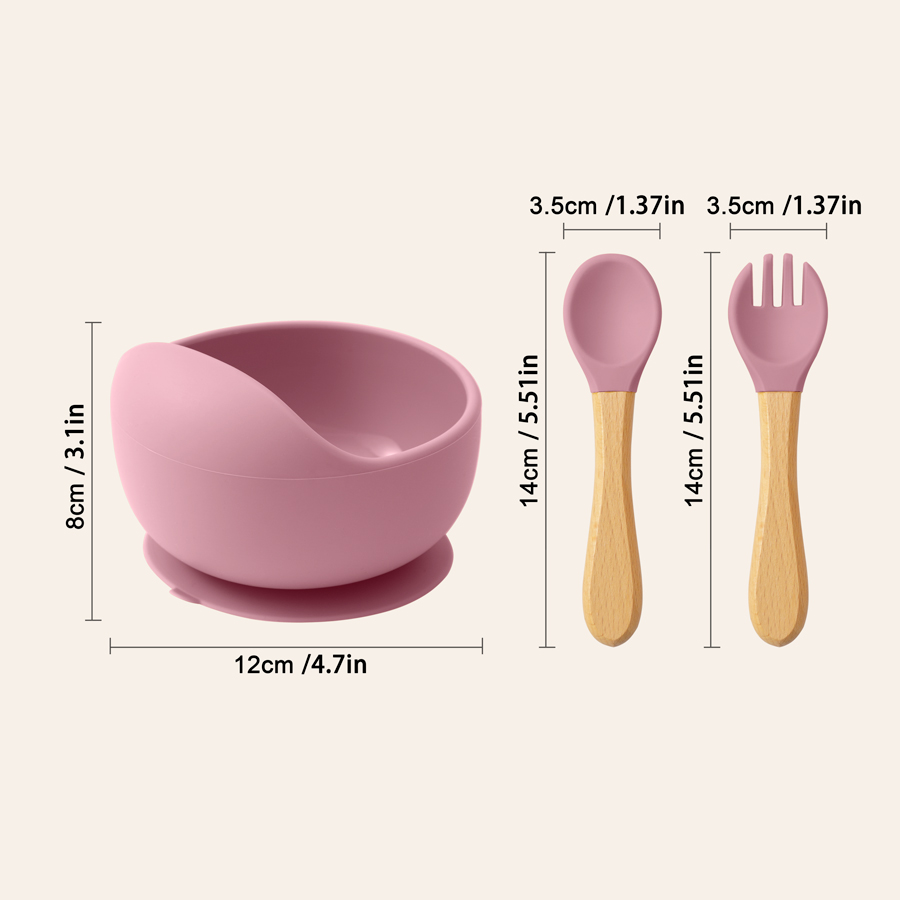 Mamaplan 3PCS Baby Silicone Fe - огляд і ціна Plate Suction Toddler