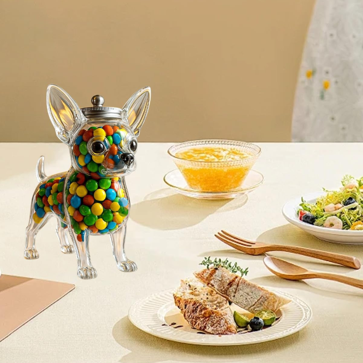 Chihuahua Shaped Container Fre - огляд і ціна Snack Container Travel
