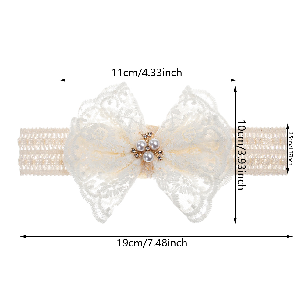Cream Lace Baby Headbands for  - огляд і ціна Baby Food Jelly