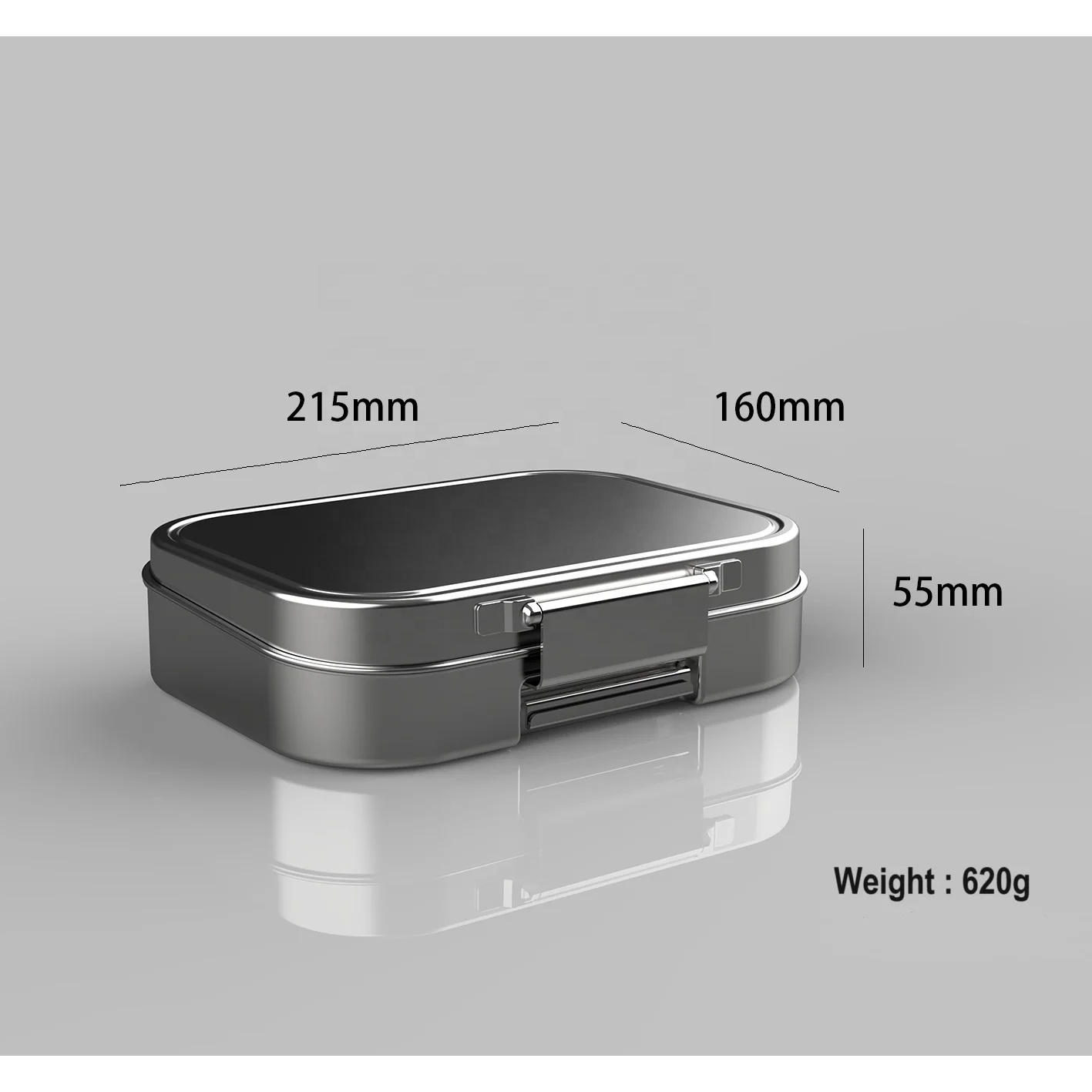 304 medium stainless steel can - огляд і ціна Snack Container Travel