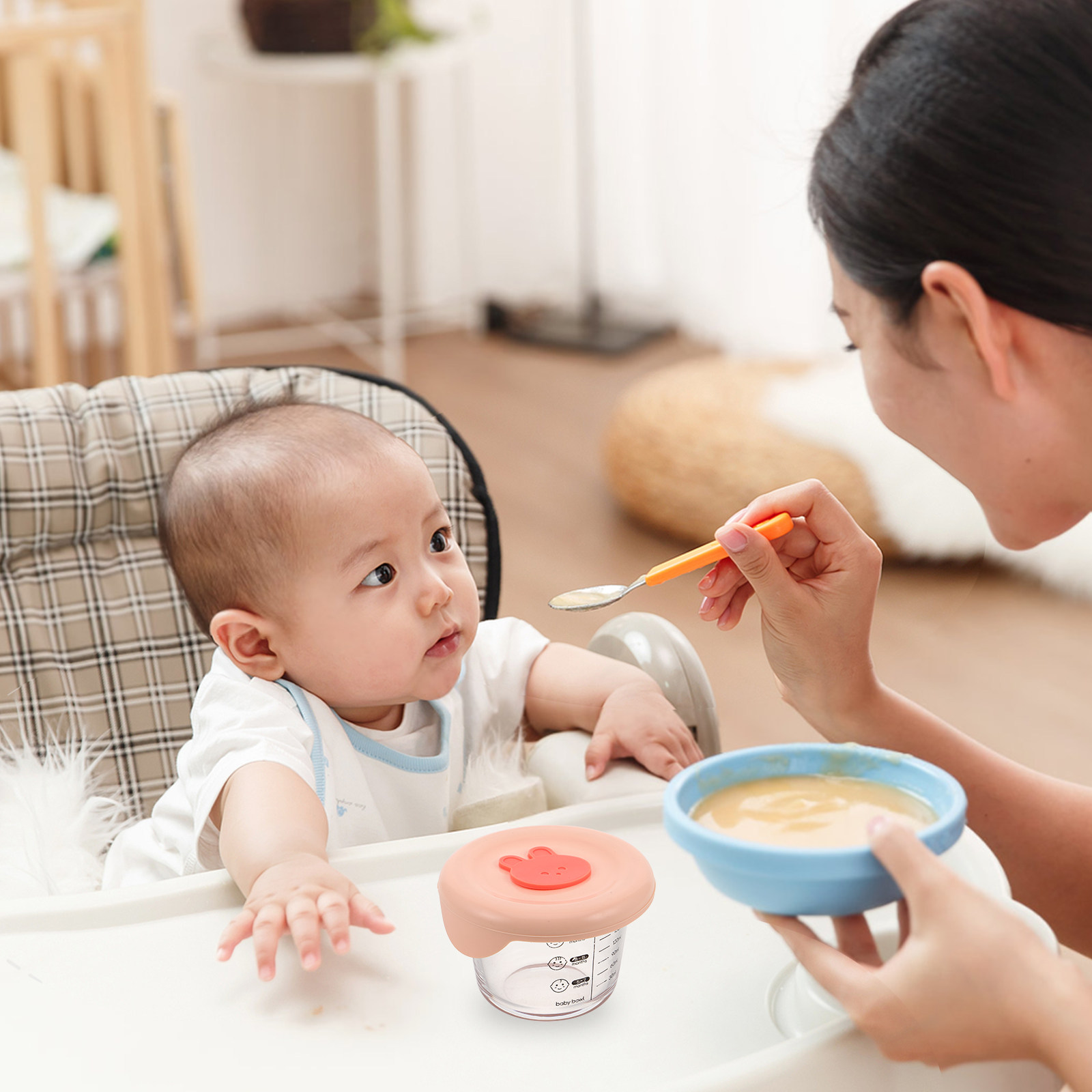 2Pcs Baby Food Storage Contain - огляд і ціна Snack Container Travel