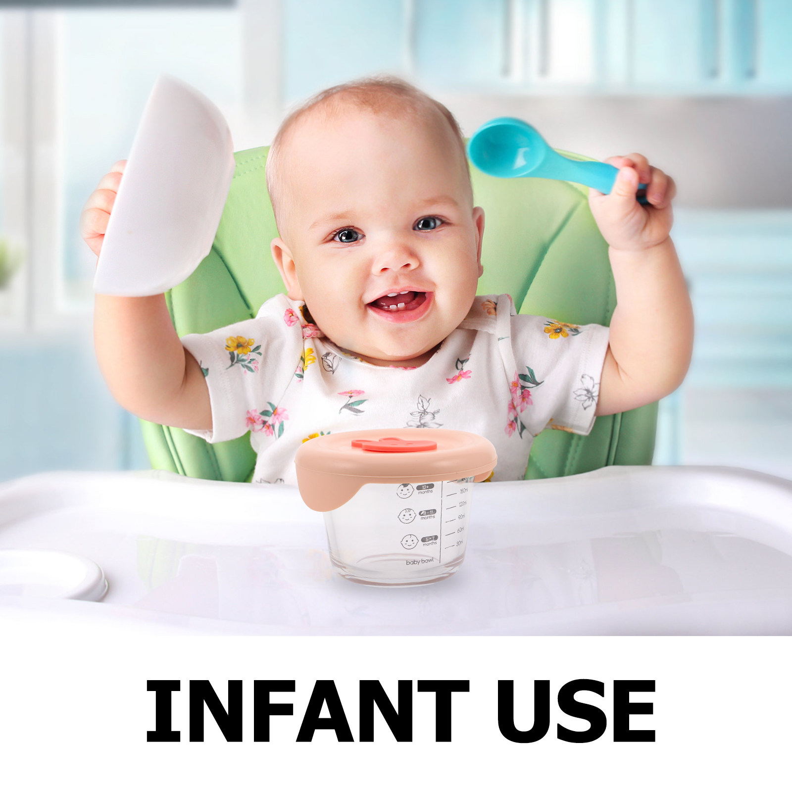 2Pcs Baby Food Storage Contain - огляд і ціна Snack Container Travel