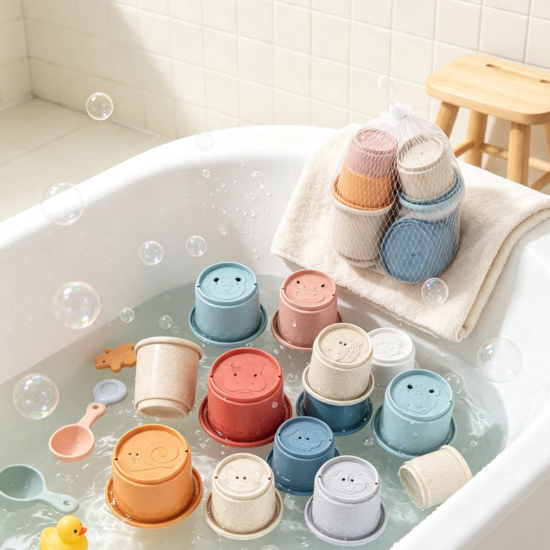 Baby Bath Toys Colorful Stacki - огляд і ціна Baby Food Nestum