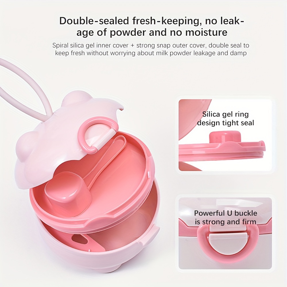 1pc Portable Four-Layer Milk P - огляд і ціна Snack Container Travel