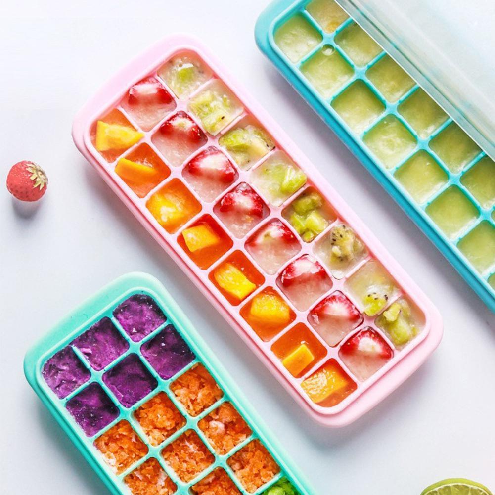 Silicone Ice Cubes Tray with L - огляд і ціна Baby Food Jelly