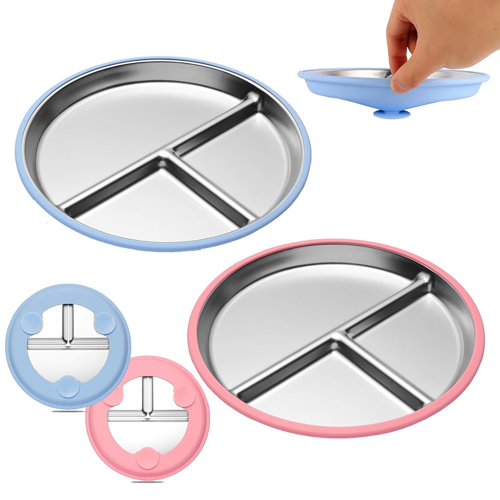 9 Inch Stainless Steel Toddler - огляд і ціна Plate Suction Toddler