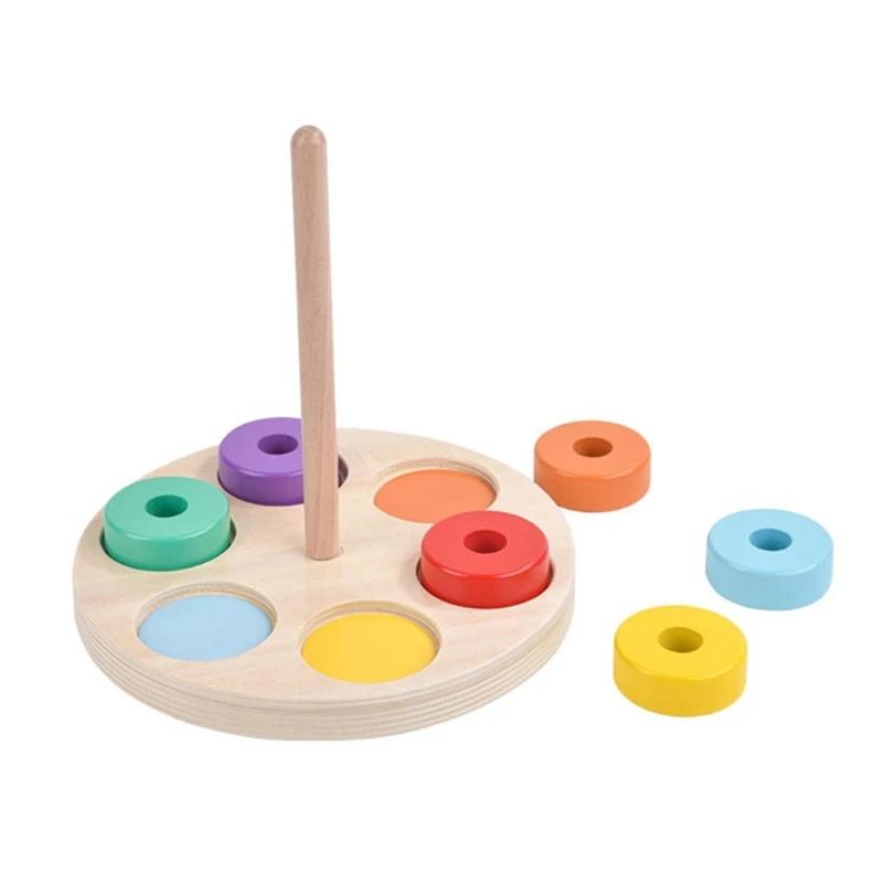 Baby Wooden Rainbow Stacking T - огляд і ціна Baby Food Nestum