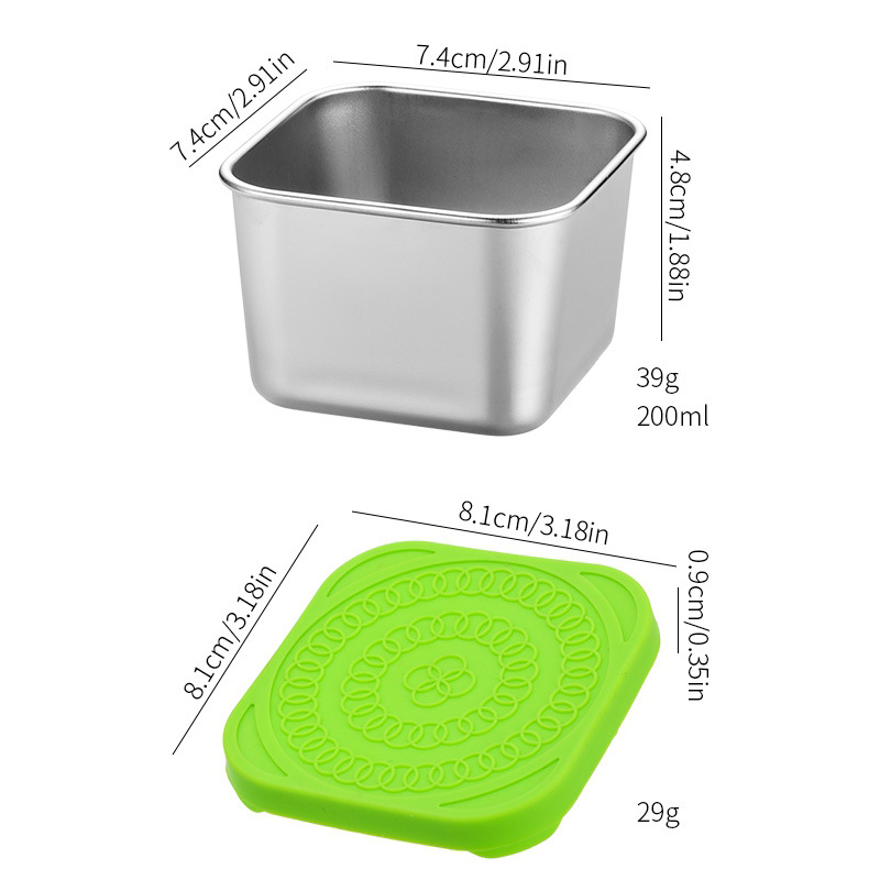 1PC Stainless Steel Snack Cont - огляд і ціна Snack Container Travel