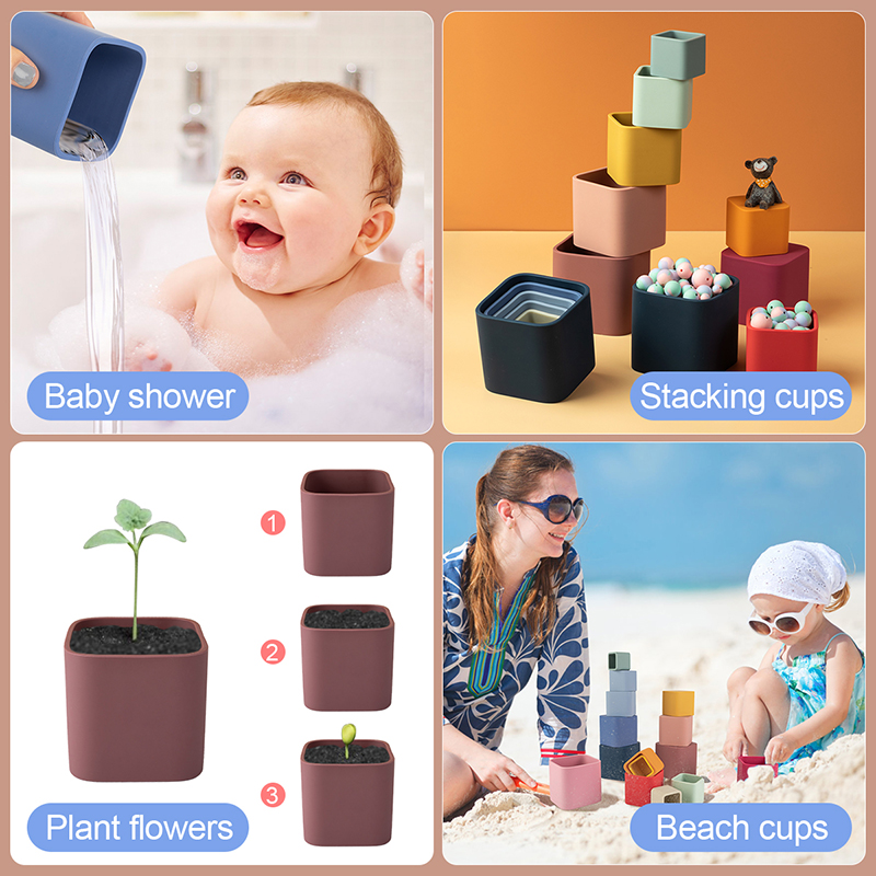 1set Baby Silicone Stacking Cu - огляд і ціна Baby Food Nestum